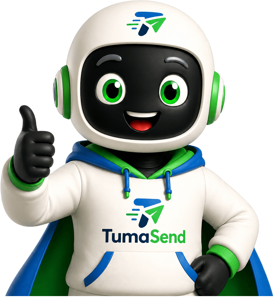 TumaSend mascot